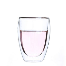 Load image into Gallery viewer, Coffee Mug Double Layers Wall Glass Insulated Milk Coffee  Mug Cup With Handle For Hot Cold Beverage Heat Insulation Office
